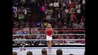 On this day in 2001 Lilian Garcia belted the American anthem during WWF smackdown [upl. by Spiro494]