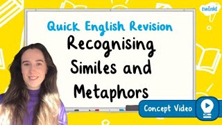 What Are Similes and Metaphors  KS2 English Concept for Kids [upl. by Hecklau]