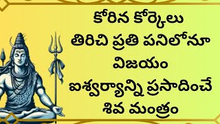 lord Shiva Telugu mantrasShiva Mantra powerful [upl. by Lewellen]