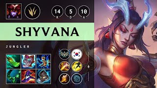 Shyvana Jungle vs Zyra Unstoppable  KR Challenger Patch 1416 [upl. by Hoenack]