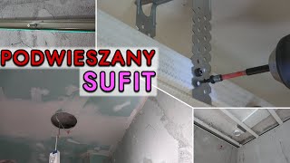 Sufit podwieszany w łazience Z płyt kartonowo gipsowych NORGIPS [upl. by Bessy450]