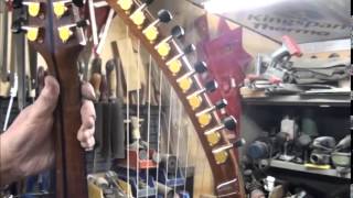 Doug Wilkes 24 String Harp Lyre April 2014 [upl. by Clarice]