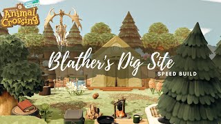 Blathers Tent amp Dig Site Speed Build  Animal Crossing New Horizons [upl. by Ailelc802]