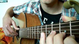 Nujabes  Feather Acoustic guitar lesson [upl. by Mulloy61]