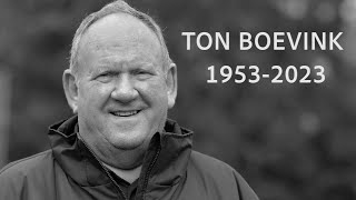 Haaglanden Voetbal TV  In Memoriam Ton Boevink [upl. by Lilhak]