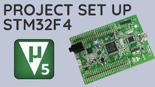 How to set up a Keil IDE 5 Project  Program the STM32F4 Discovery Board [upl. by Rumney461]