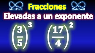 Fracciones con exponente Explicado súper fácil [upl. by Aihsenet835]