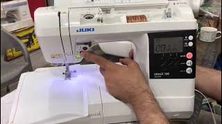 juki hzl g100 sada Sali peeko kajj over lack embroidery machine [upl. by Iduj40]