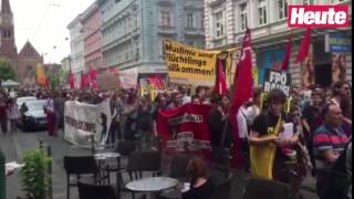 Demo gegen Identitäre auf der Märzstraße [upl. by Nichole]