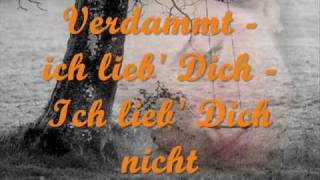 Matthias Reim  Verdammt ich lieb dich lyrics [upl. by Jeremias157]