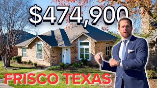 Tour a Remodeled Frisco Texas Home UNDER 500K [upl. by Llerej]