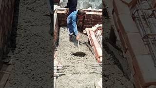 bricklaying on stairs youtubeshorts construction shorts [upl. by Calandra]