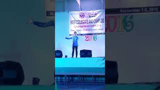 SLSU InterCollegiate and Campuses Kundiman Singing Contest September 2 2016 [upl. by Laurene]