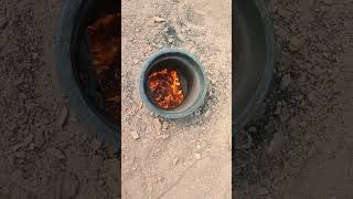 How bricks are fired how brick fired viral shortsvideo shortvideos [upl. by Ahsinert]