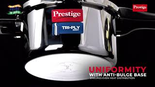 Prestige TriPly Svachh Pressure Cooker  With Spillage Control [upl. by Angadreme]