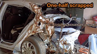 From Wreck to Resurrection Extraordinary Accident Car Restoration a Horrible Recycling Story [upl. by Biron]