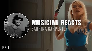 Sabrina Carpenter  Taste MUSICIAN REACTS [upl. by Laet]