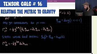 Relating Metric Tensor to Gravity  Tensor Calculus Ep 16 [upl. by Meggie]