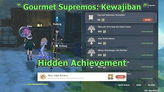 Hidden Achievement quot Mora Tidak Berdosa quot  Gourmet Supremos Kewajiban   Genshin Impact [upl. by Corabel]