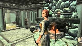 Skyrim Hearthfire DLC My house tour [upl. by Llerrad292]