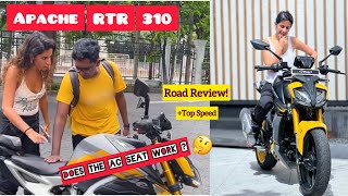 Apache RTR 310 Features tested on road  Do they work IRL [upl. by Yaral]