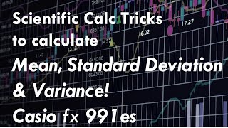 Calculate Mean Standard Deviation and Variance using only Scientific Calc  Casio 991es [upl. by Barnaba963]