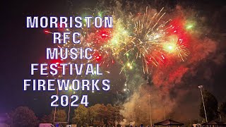 Morriston RFC Music Festival Firework Show 2024 [upl. by Palumbo]