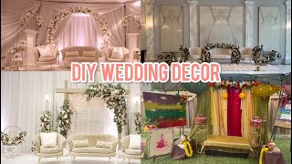 DIY WEDDING DECOR  I did my own kids shaadi decor [upl. by Lahcear]