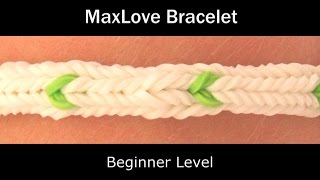 Rainbow Loom® MaxLove Bracelet [upl. by Ballard]