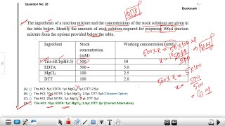 DBT BITP 2023 Question Paper Discussion Part 1  Hybridoma Technology  Stock Working Calculation [upl. by Tamaru656]