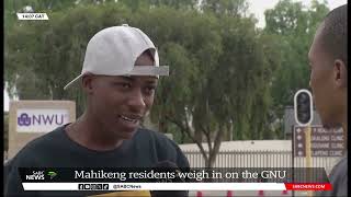 GNU Mahikeng residents weigh in on the GNU [upl. by Bendick801]