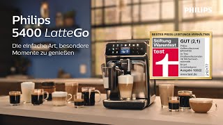 Philips 5400 LatteGo  Kaffeevariationen [upl. by Grider]