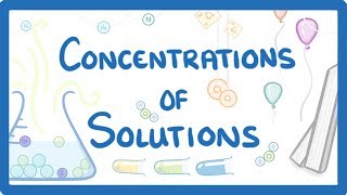 GCSE Chemistry  How to Calculate Concentration in grams per decimetre cubed 30 [upl. by Pauly]