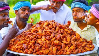 SPICY CHICKEN WINGS  Hot amp Sweet Chicken Recipe Cooking In Village  Spicy Honey Chicken Wings Fry [upl. by Eloc167]