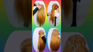 TOP 4 Simple Hairstyles For Long Hair  Easy And Beautiful Hairstyles For Ladies Tutorial [upl. by Kort]