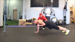 Plank Row Using Resistance Band [upl. by Hartman]