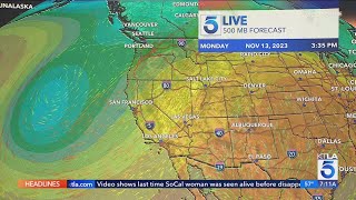 Atmospheric river headed for Southern California when will it start raining [upl. by Shah]