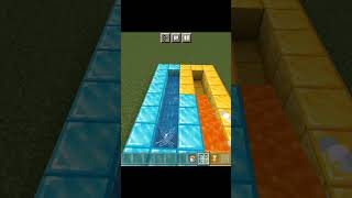 Minecraft MC water vs lava  wait for end minecraftmeme trendingshorts minecraft [upl. by Alexine]