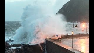 Storm Eleanor Ilfracombe Devon UK [upl. by Seagrave]