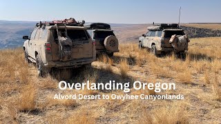 Overlanding Eastern Oregon  Alvord Desert to the Owyhee Canyonlands [upl. by Ciredec736]