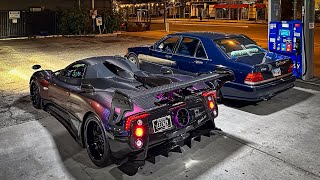 12000 Exhaust vs 10 Million Pagani Zonda 760 AY [upl. by Inattirb]