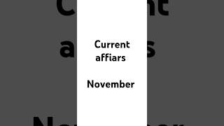 November 2024 current affairs  important events for UPSC amp PSC Exams in Malayalam [upl. by Ennahtebazile]