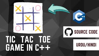 Tic Tac Toe Game Project in C  Source Code  UrduHindi [upl. by Marka]