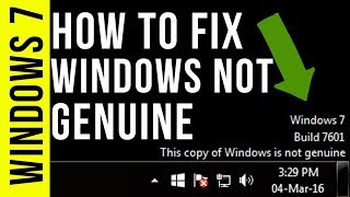 How to Fix Windows is Not Genuine  Remove Build 76017600  100 Working Windows 7810  2023 [upl. by Petie304]