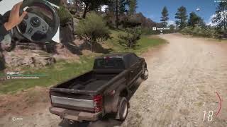 FORZA HORIZON 5 GAMEPLAY WITH STEERING WHEEL PXN N9 WHEEL [upl. by Jilly540]