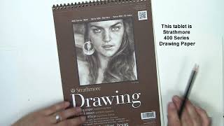 Drawing Paper Recommended for Realistic Pencil Drawing [upl. by Yanrahc]