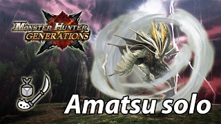 MHGen Amatsu solo Guild Insect Glaive  928 [upl. by Aland462]