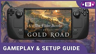 The Elder Scrolls Online Gameplay amp Updated Guide for Steam Deck [upl. by Ger]