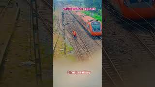 My dream vande Bharat express Bhartiya railway babatpur station se gujarta hua [upl. by Clellan]