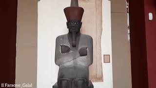 Statue of Mentuhotep II in The Egyptian museum  Egypt Virtual Tour [upl. by Ybor]